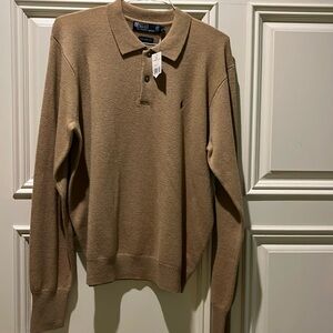 Polo by Ralph Lauren, 100% Lambs Wool sweater. Size L. NWT